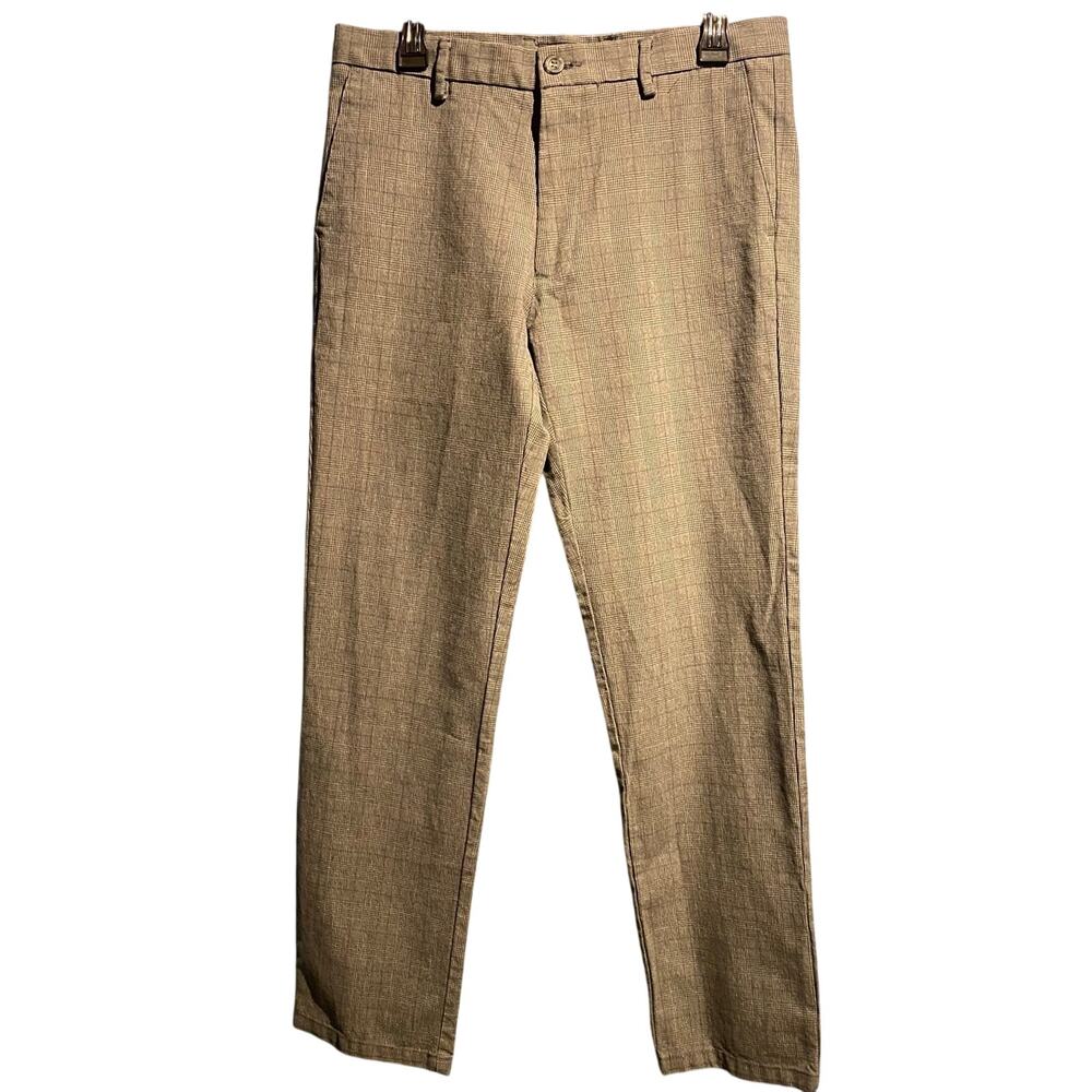 Dockers Size 32x32 Slim Tapered Fit Plaid pants Business Casual Professional